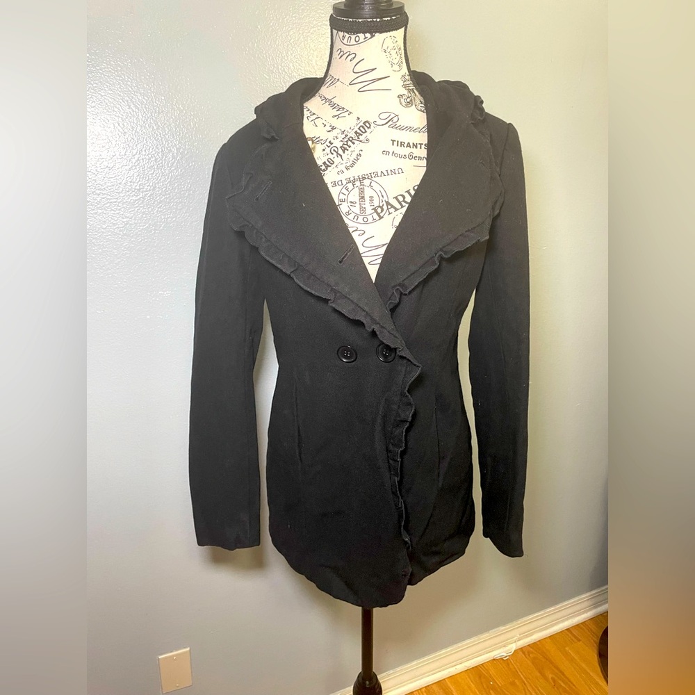 Ann Taylor Black Blazer Classic Tailored Suit Jacket